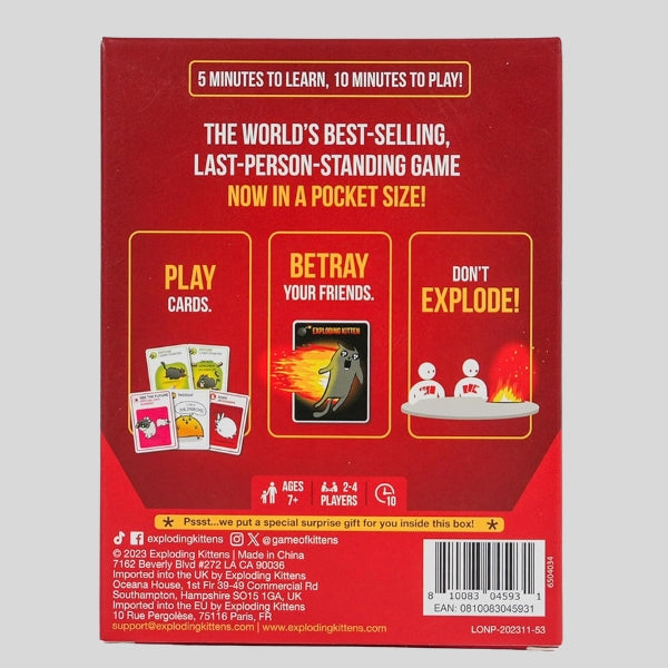 Exploding Kittens Grab & Game